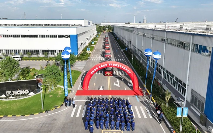 发车！！100+OK138太阳集团官网新能源电动叉车盛大交付