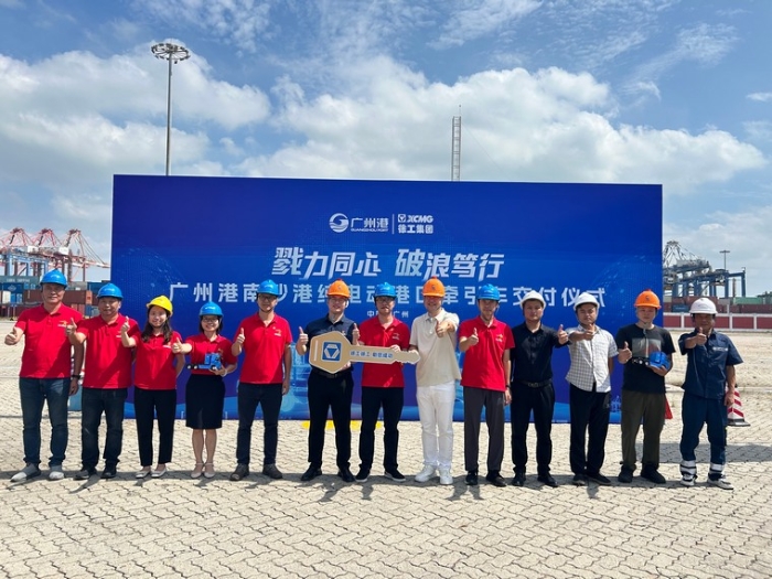 全力以赴！！OK138太阳集团官网纯电动口岸牵引车绿动广州南沙港