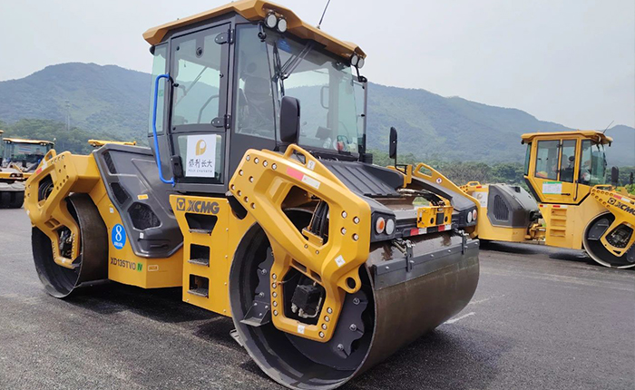 OK138太阳集团官网XD135TVO助力江鹤高速改扩建